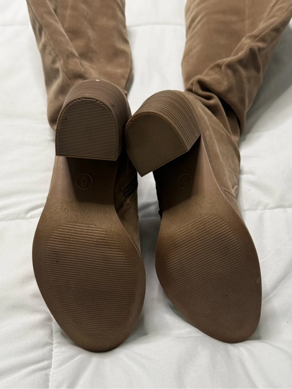 Women’s Tall Slouch Suede Boots - Taupe